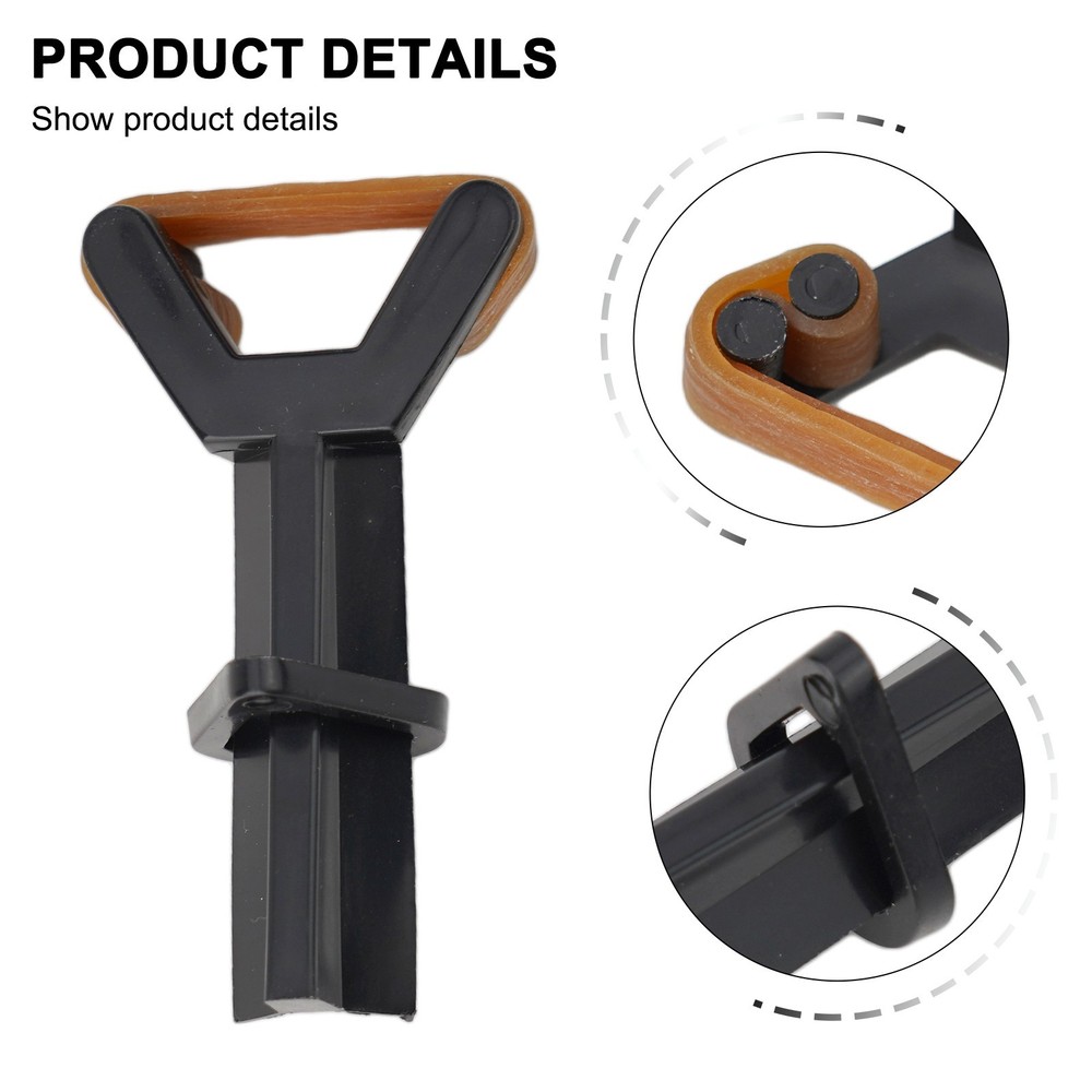 Replacement Pool tip clamp Billiard Cue Fastener Tool Accessories Black Plastic