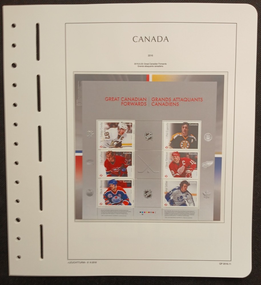 2016 Canada Year Set On Lighthouse/Leuchtturm Hingless Pages