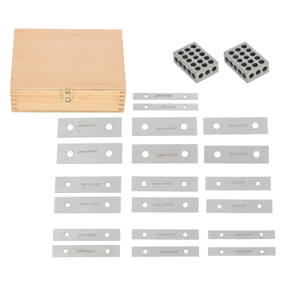 1/8 X 5" 10 Pair Precision Parallel Set AND Matched Pair Of 1-2-3 Blocks