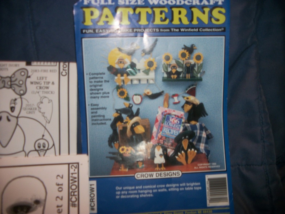 Winfield Woodworking Pattern Crows