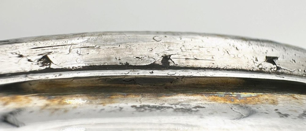 ANTIQUE TURKISH OTTOMAN UNMARKED SILVER SNUFF BOX 18TH CENTURY