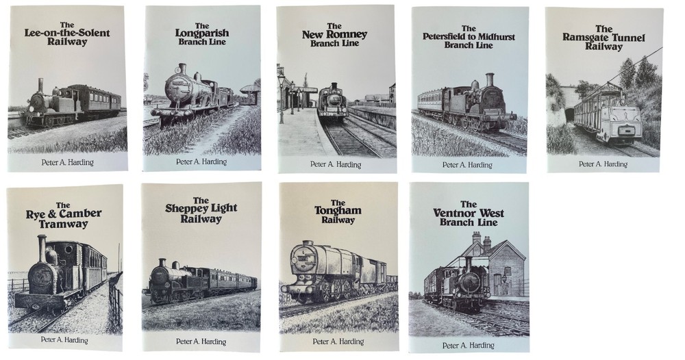 Peter A Harding Branch Line Railway Books. Select from Drop Down Menu