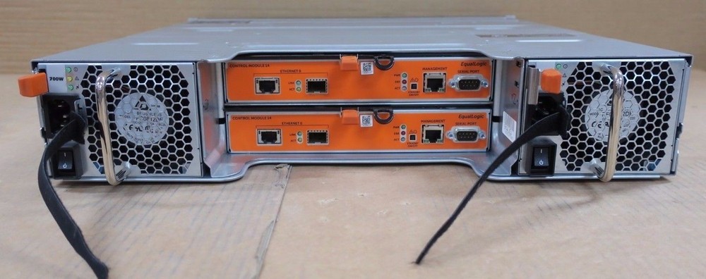 Dell EqualLogic PS6110X Virtualized iSCSI SAN Storage Array 2x Ctrls 1.75TB HDD