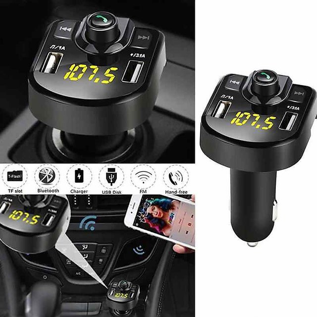 FM Car Transmitter Bluetooth