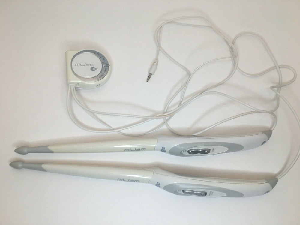 B2 MiJam Drummer Motion Activated iPod Electronic Drumsticks tested