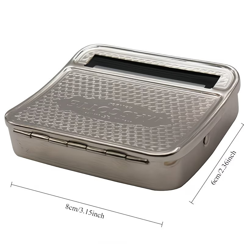 Cigarette Rolling Machine 70mm Automatic Roller w/ Storage Box Case