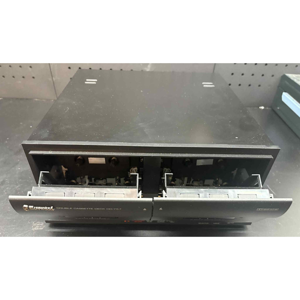 Sherwood Model No. DD-757 Double Cassette Deck Still in Original Packaging