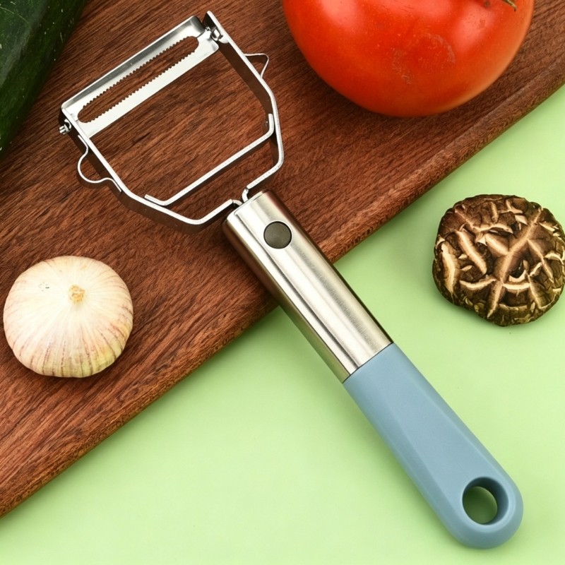 Stainless Steels Vegetable Fruit Peeler With Ergonomic Handle For Kitchen Use