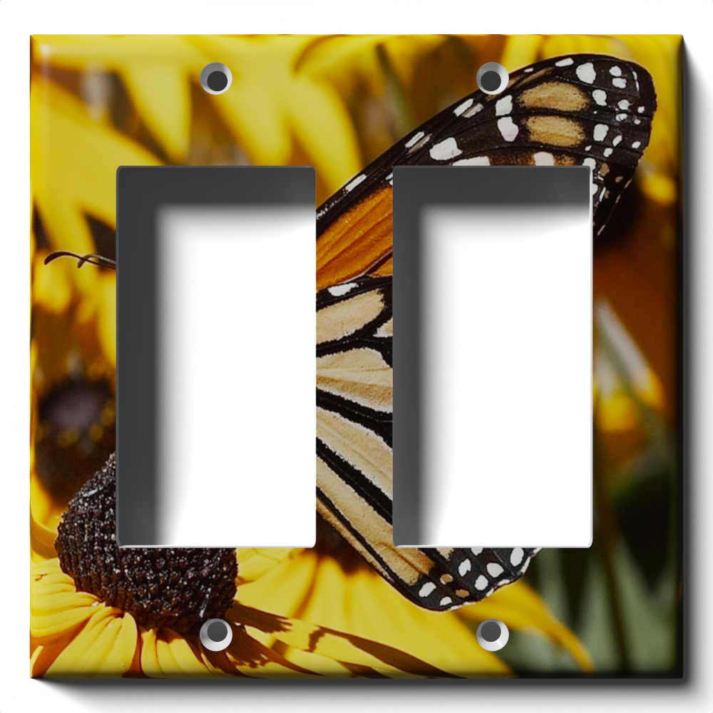 SnazzySwitch Monarch Decorative Light Switch Plate Cover