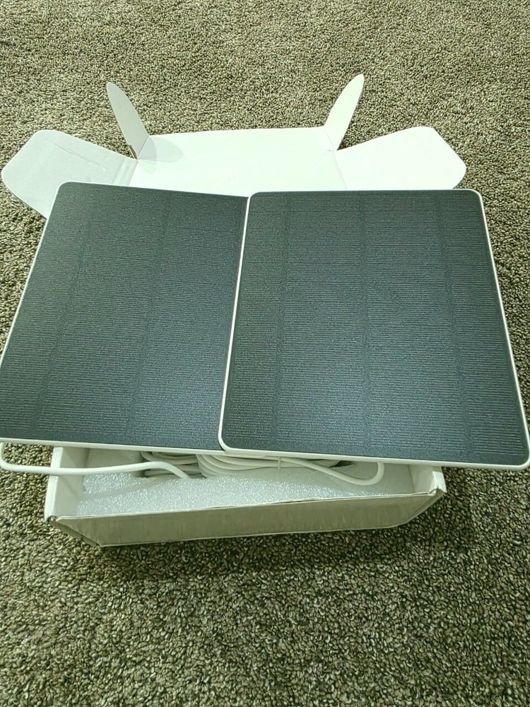 (2) 7"X5" Solar Charging Panel for MICRO USB Camera 5V