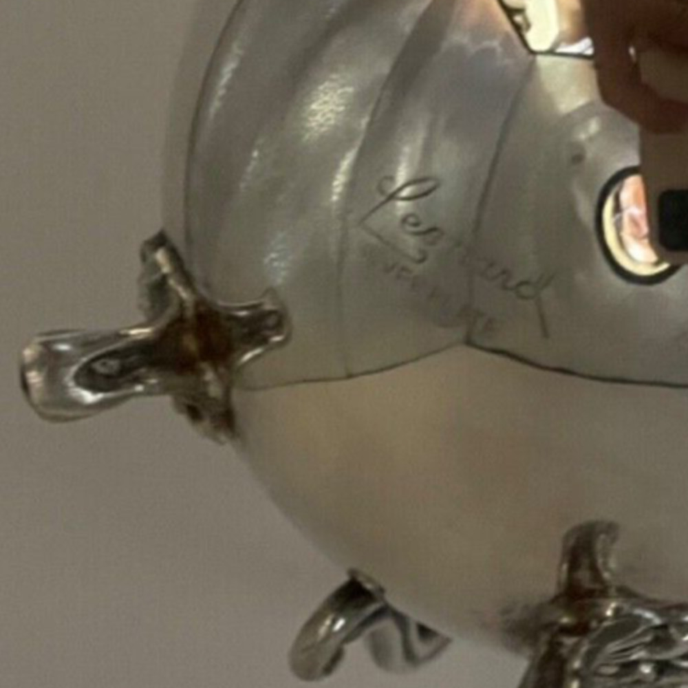 Vintage Leonard Silver Plated Creamer & Sugar Set