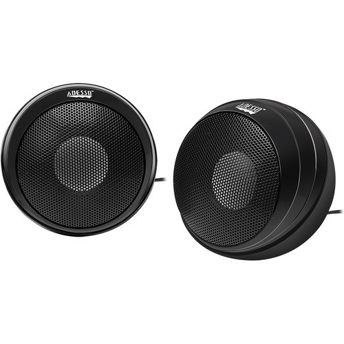 Adesso Xtream S4 USB-Powered Desktop Computer Speaker with Dynamic Sound - 5W x