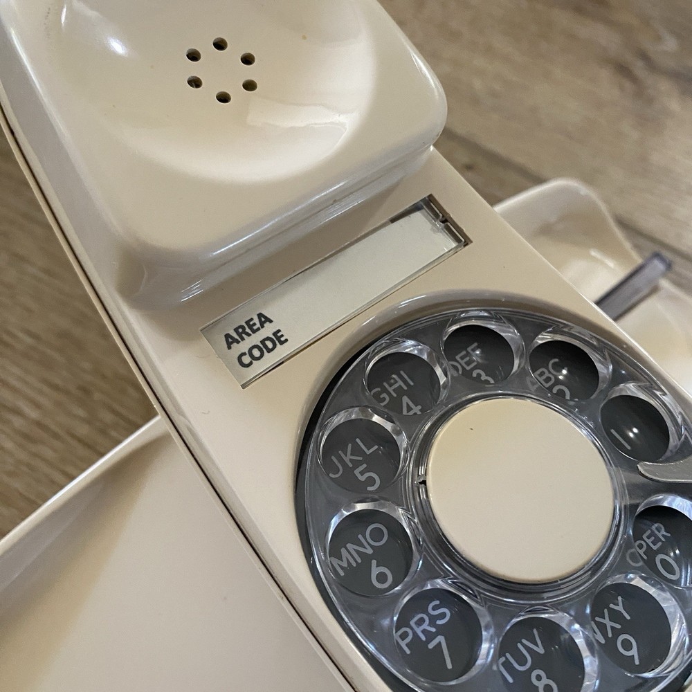 Push Button Phone Dial Card Insert AREA CODE