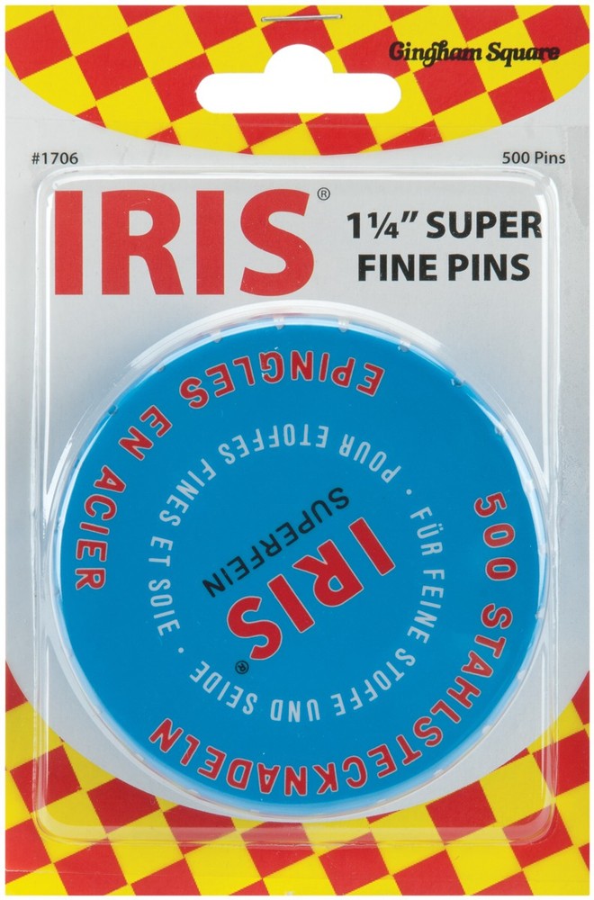 Iris Swiss Super Fine Pins Size 20 500/Pkg