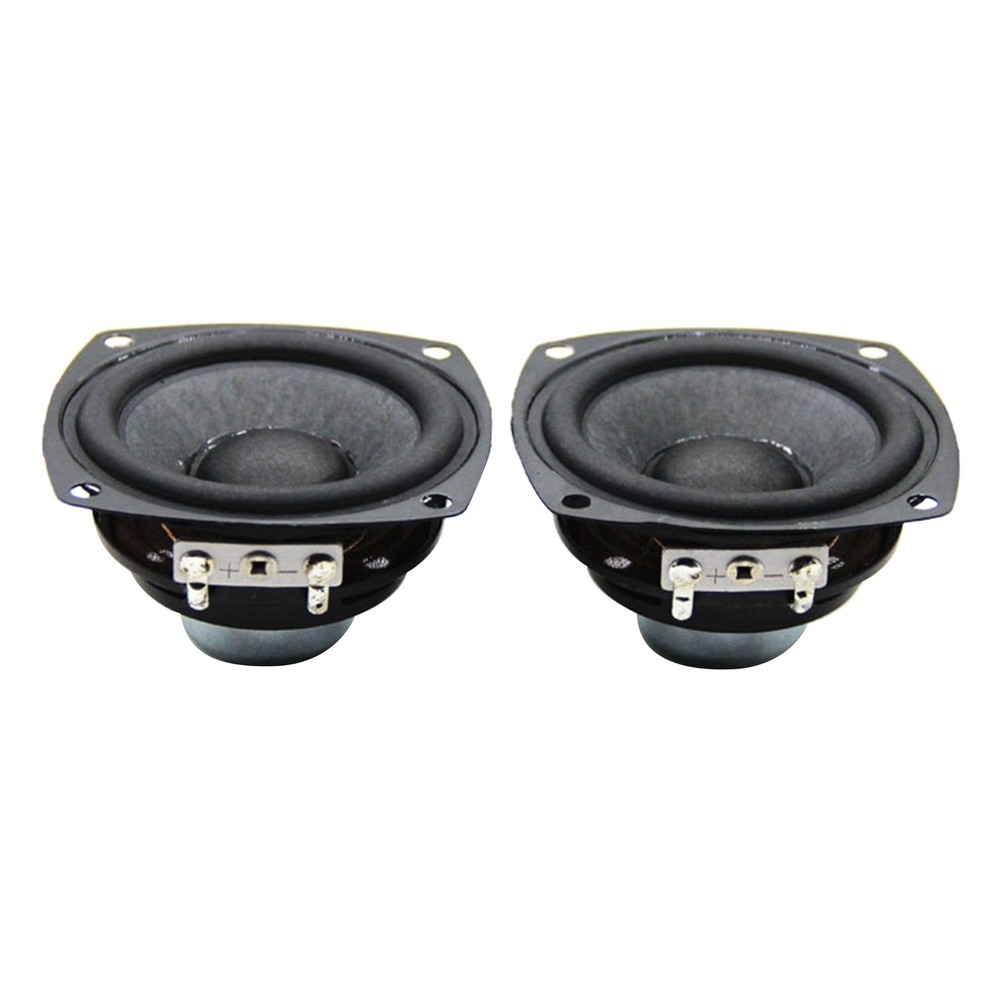2PCS 25W 4Ω Speakers Full-Range Frequency Response High sensitivity&resolution