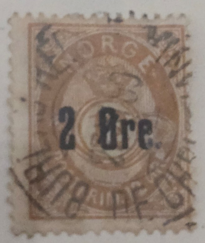 Stamp Norway 1888 #46 used