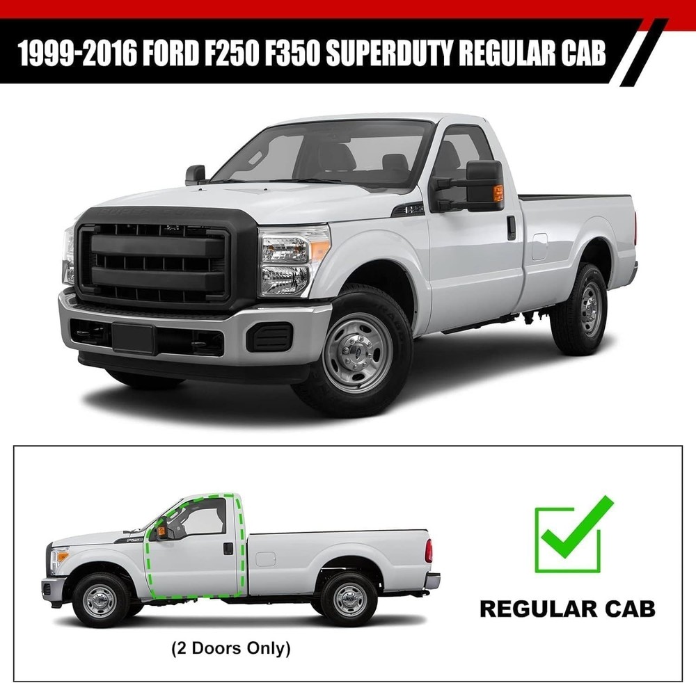 Regular Running Board Compatible with Superduty Regular/Standard/Single Cab Side