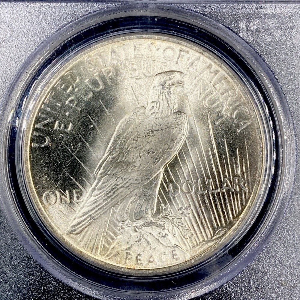 1923-S $1 Peace Silver Dollar PCGS MS 65