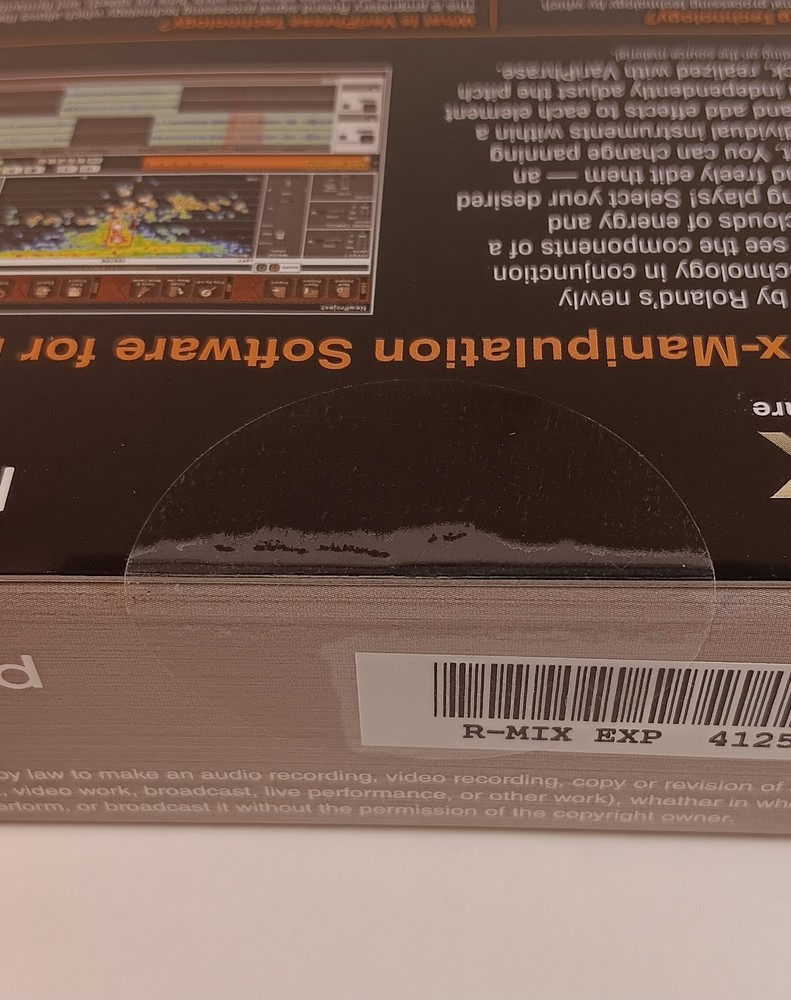 Roland R-Mix Audio Processing Software *NEW SEALED BOX*