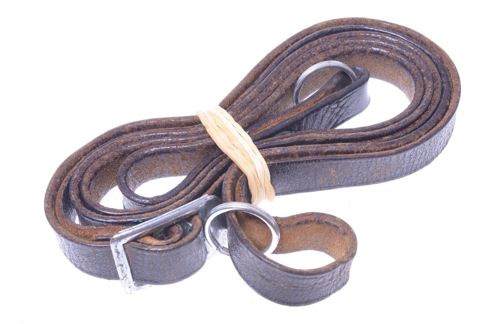 ✅ UNBRANDED LEATHER SHOULDER STRAP RING CONNECTORS CAMERA *VERY NICE*   61-1