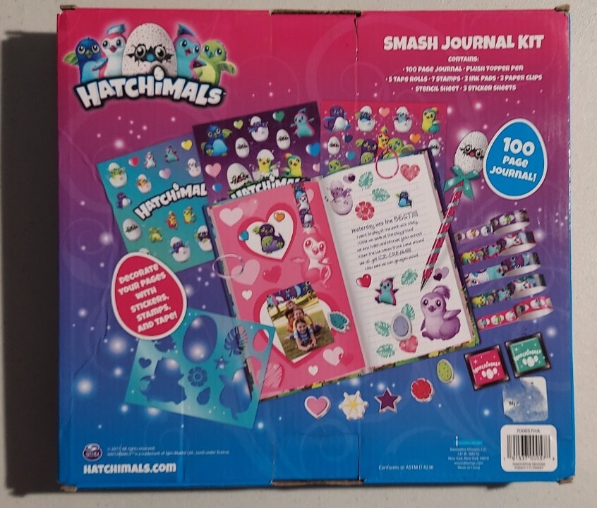 Hatchimals Smash Journal Kit 2017 New In Box