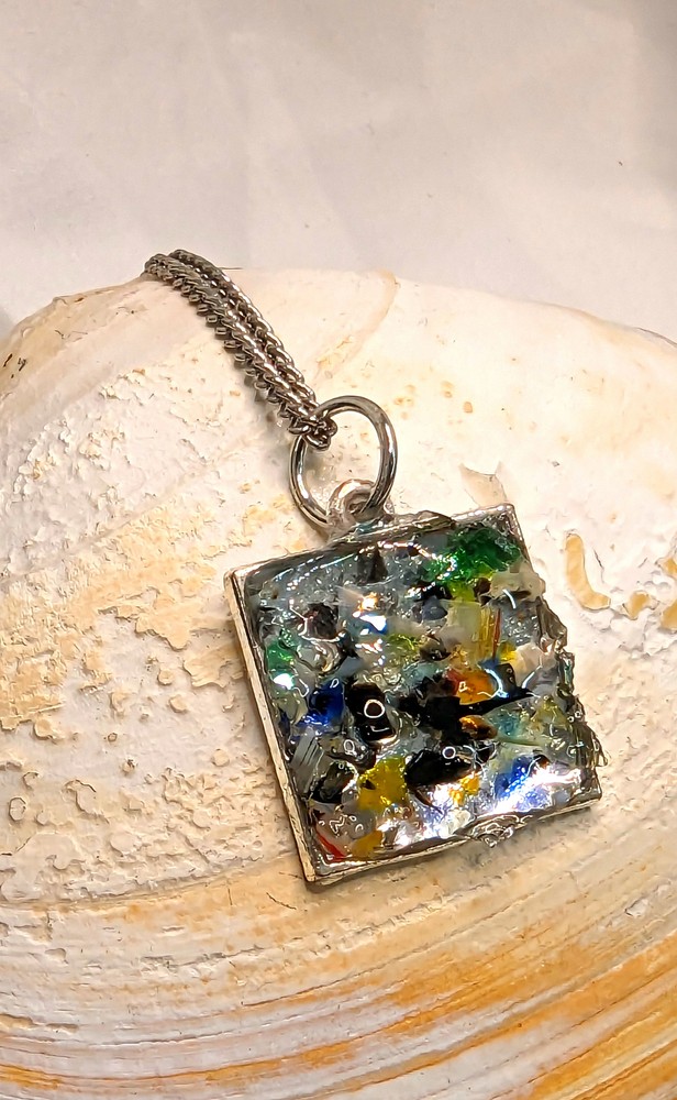 Chip Sea Glass Pendant