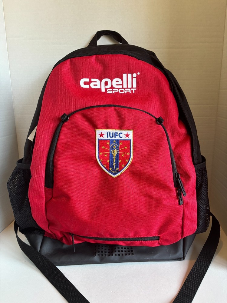 Capelli Sport Soccer Backpack Red w/ IUFC Patch