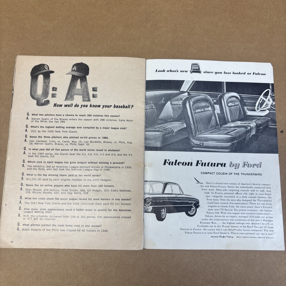 1961 MLB Guide - Ford Motor Company