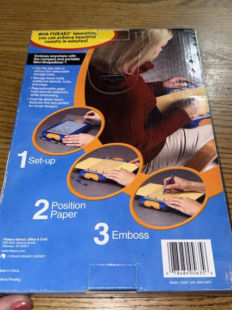 Fiskars Mini-ShapeBoss Portable Embossing System