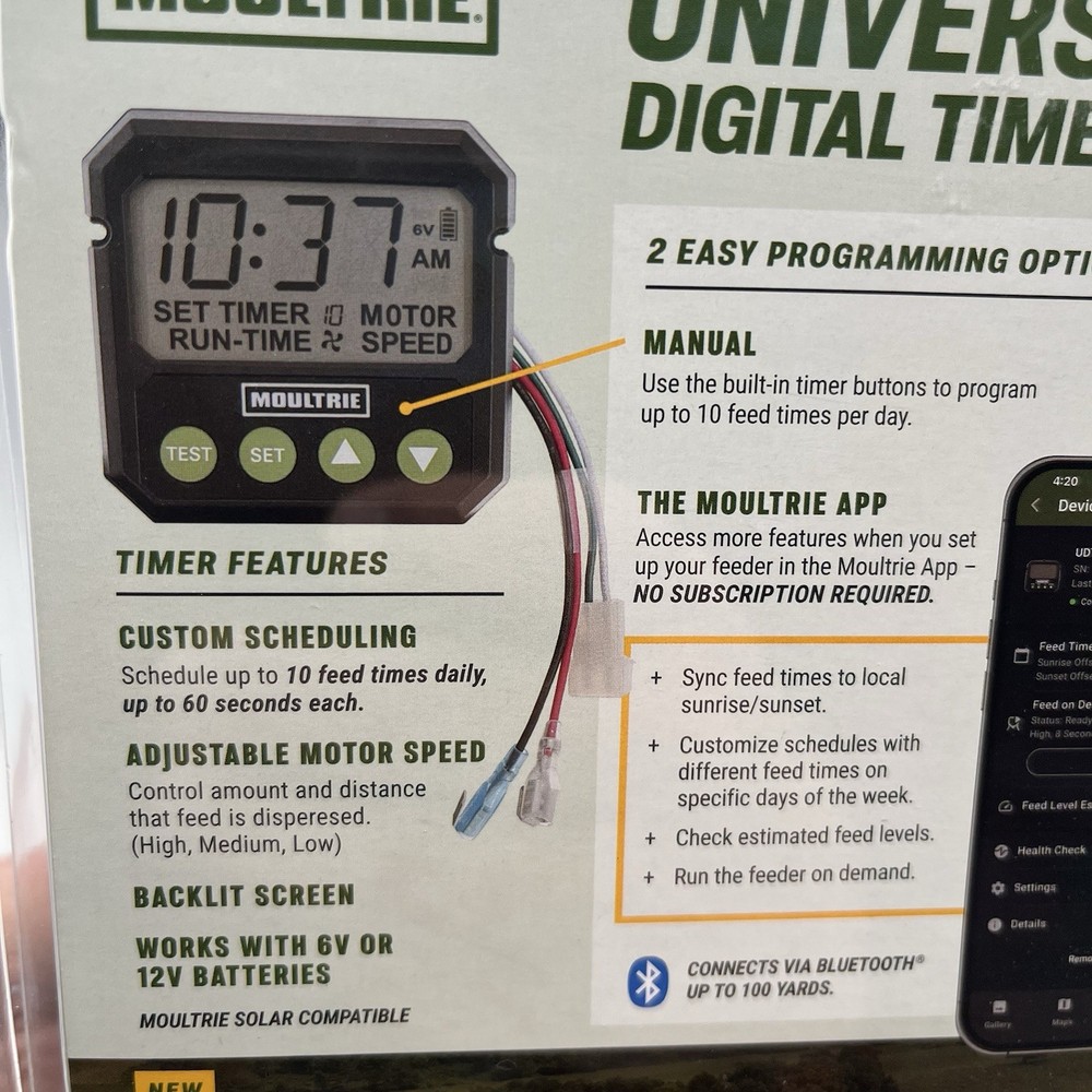 Universal Digital Timer III - Deer Feeder Timer - Digital Timer System