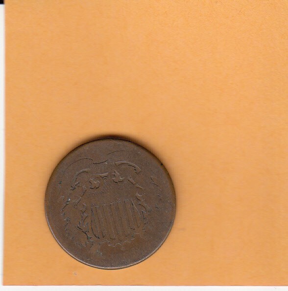 1864 2 Cent Piece