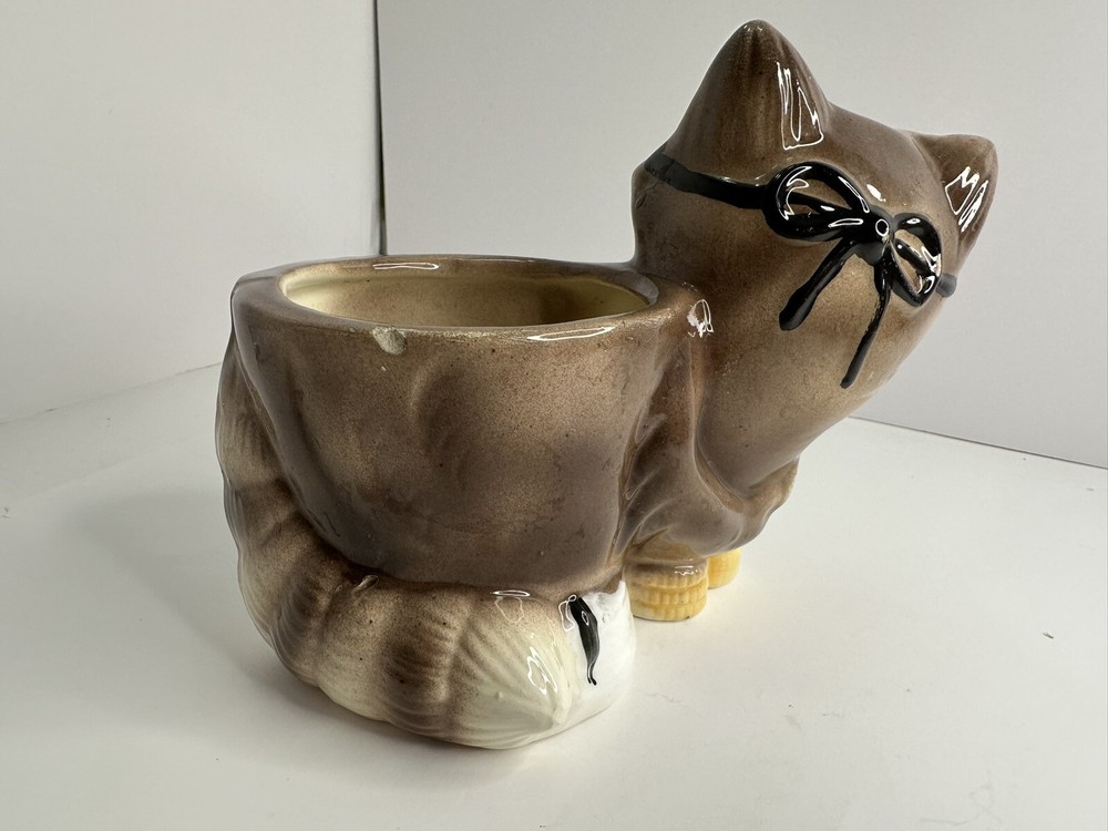 Ceramic Masked Bandit Planter