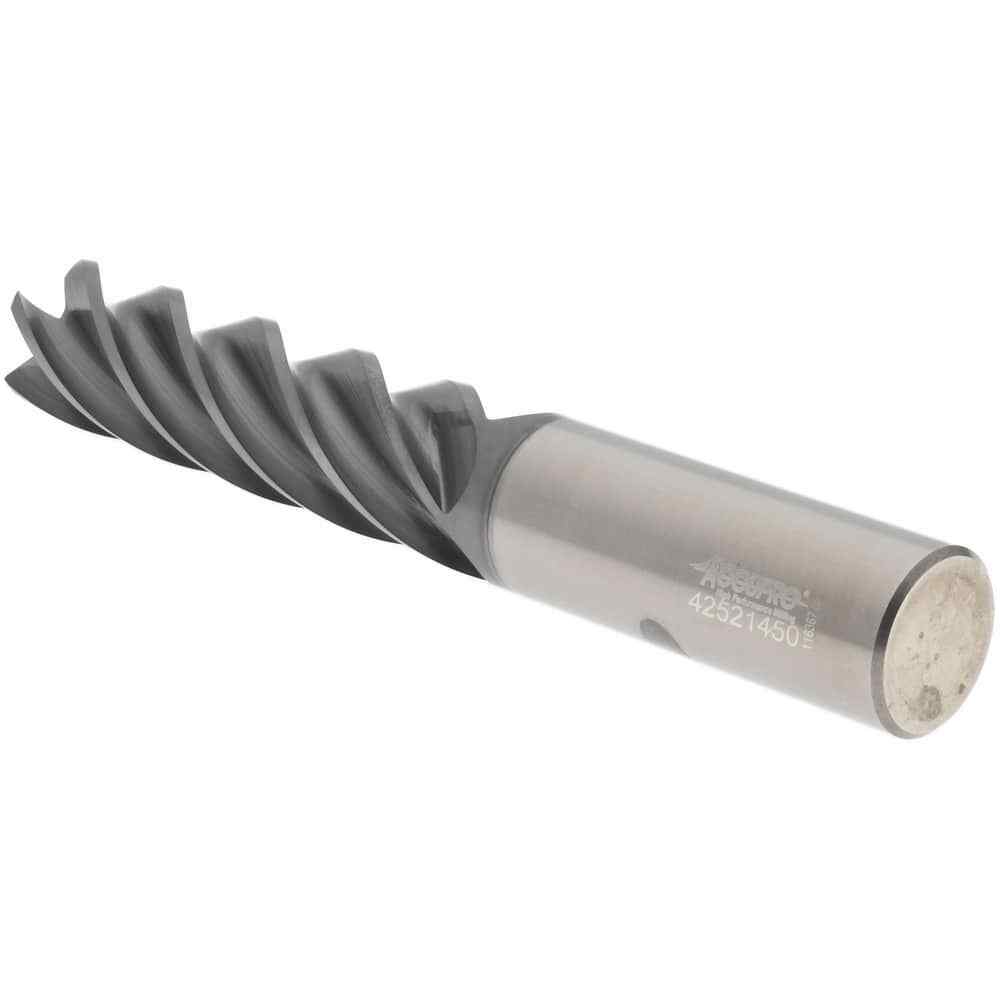 Accupro 3/4" Diam 5 Flute Single End Solid Carbide 0.03" Corner Radius End Mi...