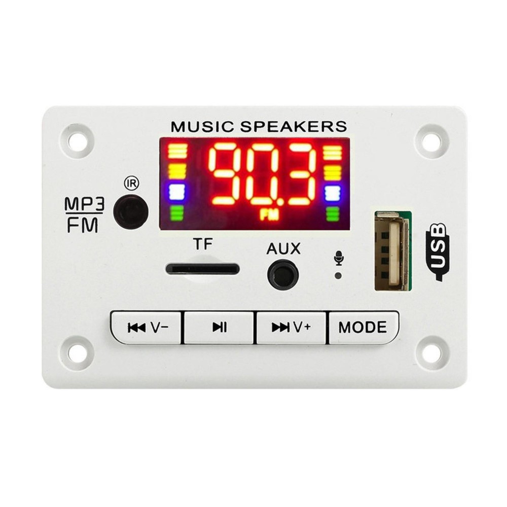 NEW 12V Bluetooth 5.0 USB AUX TF FM Car Audio Digital Decoder Board Module