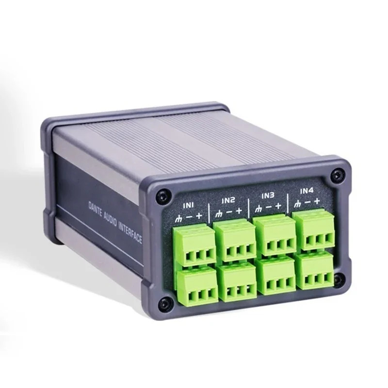 Dante System Manager 4 Channel Network Audio Interface Phoenix Plug Connector