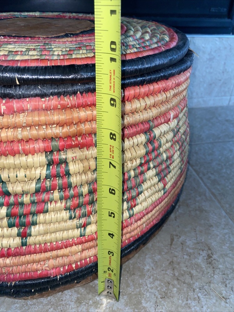 Vintage Large Abha Bedouin Coil Basket