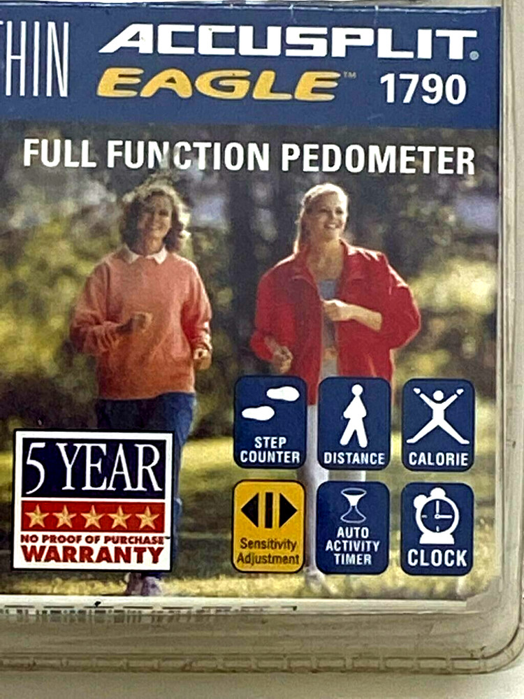 AccuSplit Eagle Ultra-Thin Walking Pedometer