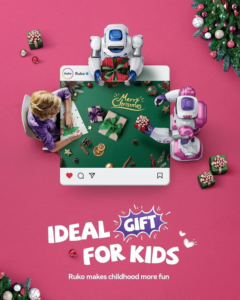 Children's 15.8" Programmable Robot - Dance, Music & Learning Fun for Ages 4-9
