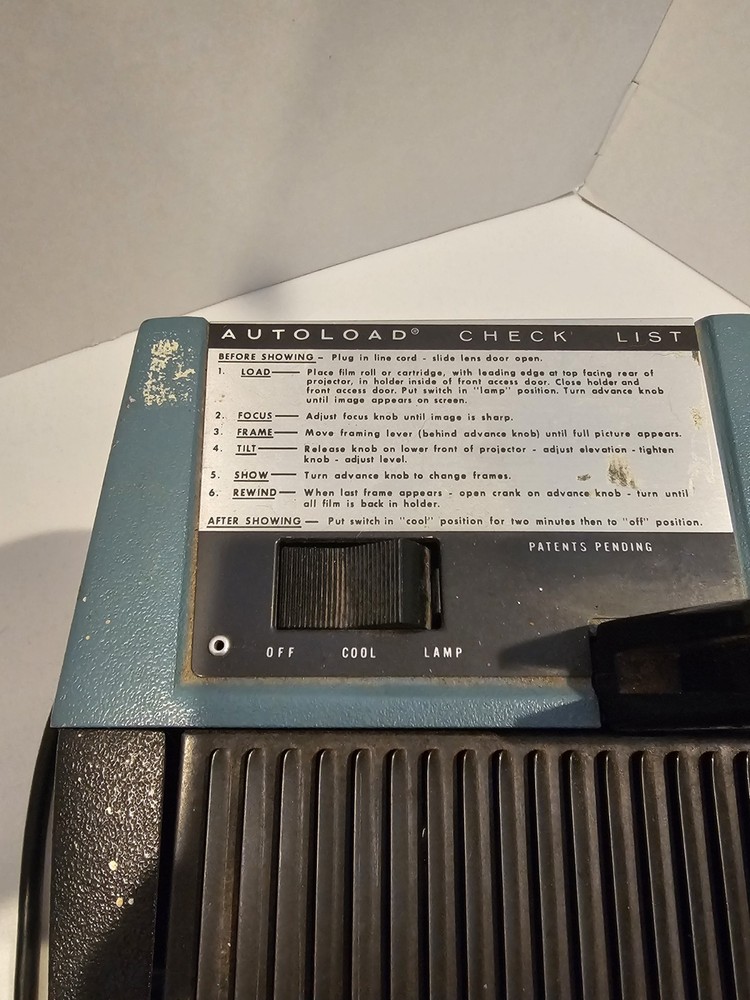 Vintage Bell & Howell Autoload Slide Projector | Powers On | Untested