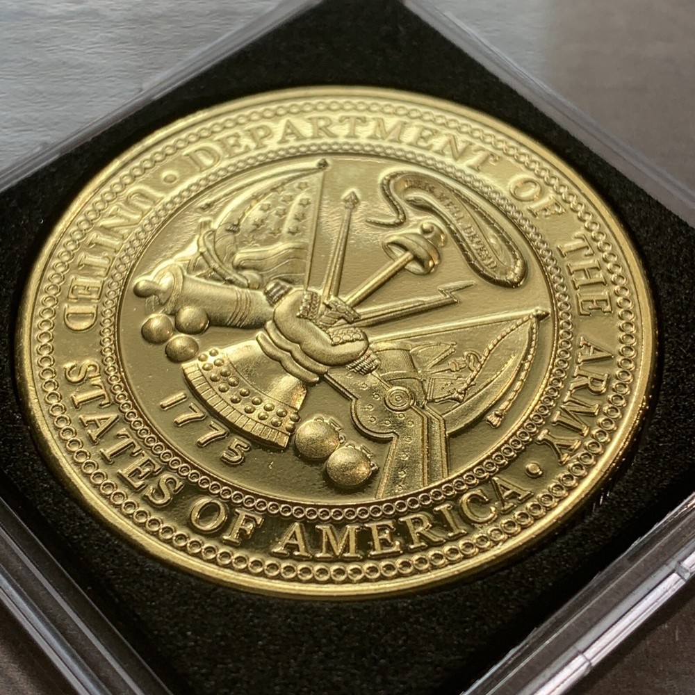 US ARMY ARMOR Challenge Coin with Case-US Military