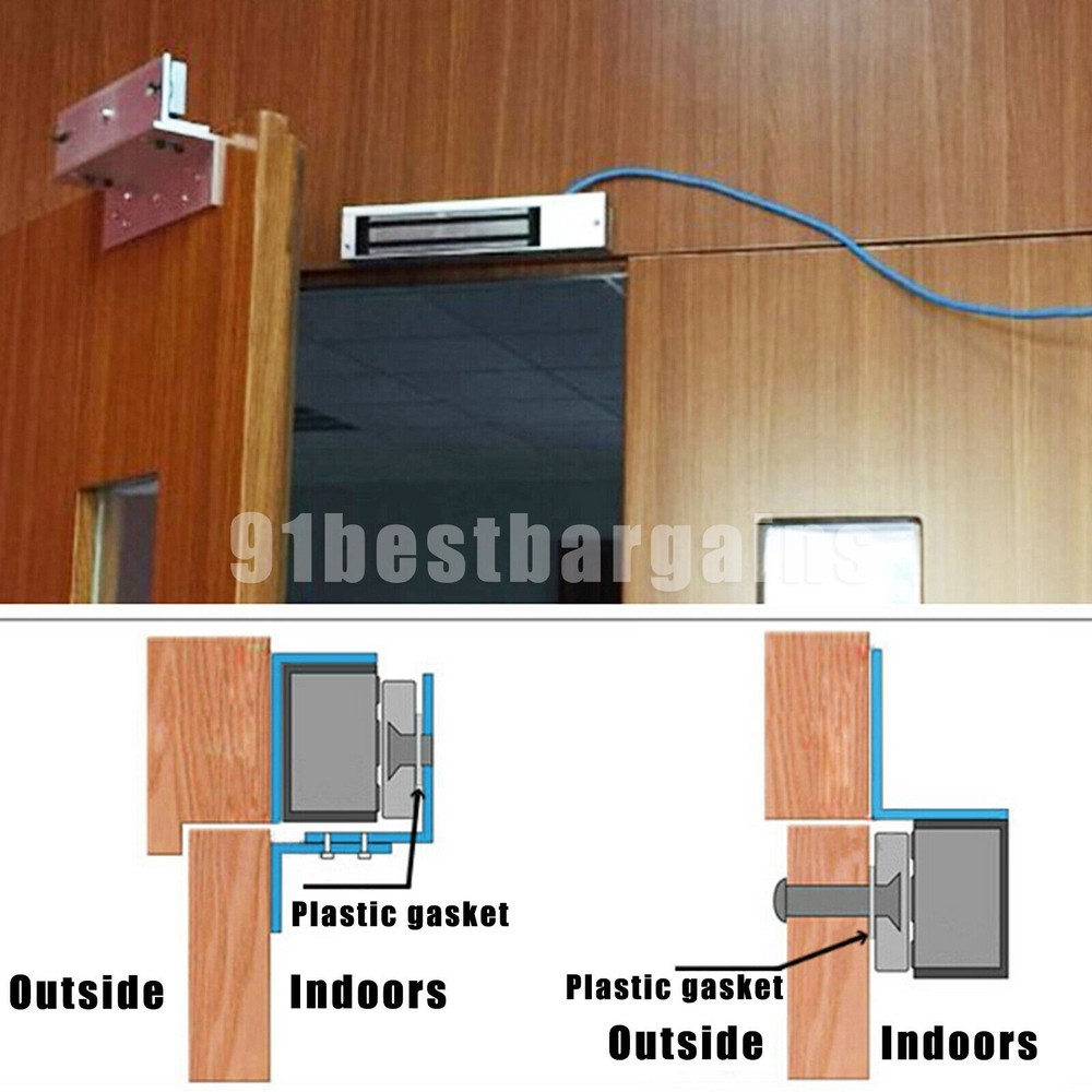 Electromagnetic Lock Flush Mount 350lbs 180kg Holding Force Embedded US SHIP