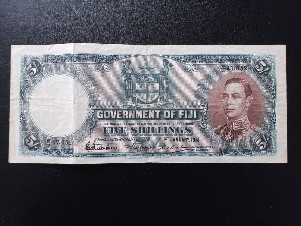 Fiji 5 Shillings, 1941, (P-37d)