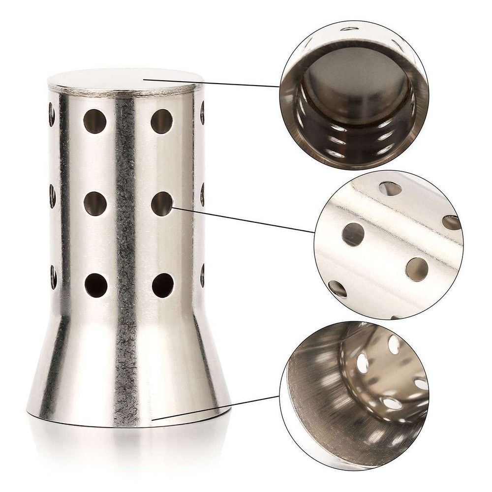 2Pcs Universal Motorcycle Exhaust Pipe Muffler Insert Baffle DB Killer Silencer