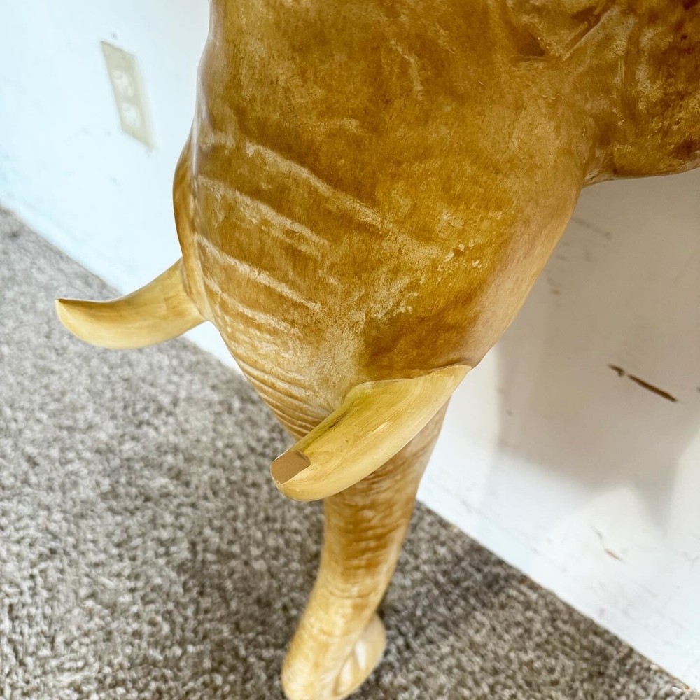 1970s Elephant Sconce Console Table by Chapman