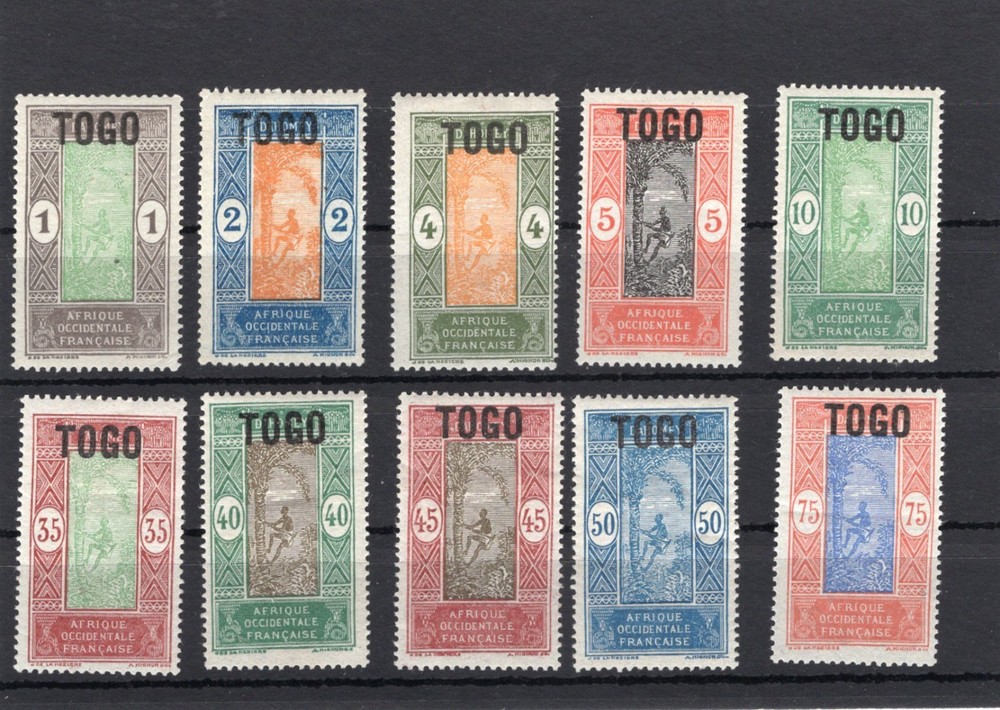 Togo stamps 1921 MH