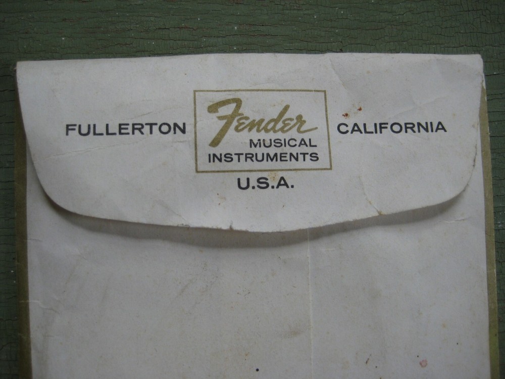 Vintage Fender Mastersound Guitar String in Original Package. Fullerton CA