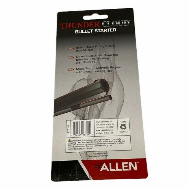 Allen Thunder Cloud Bullet Starter for Muzzleloader Hunting Shooting 87110A