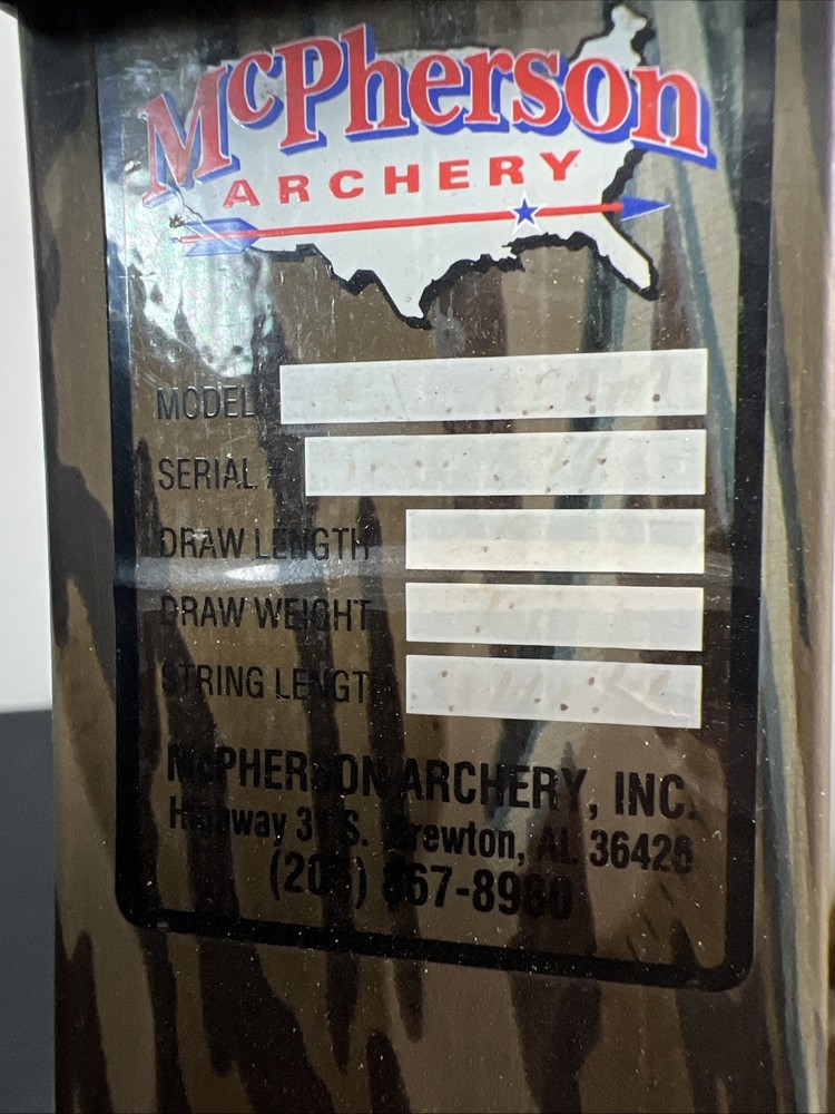 mcpherson compound bow