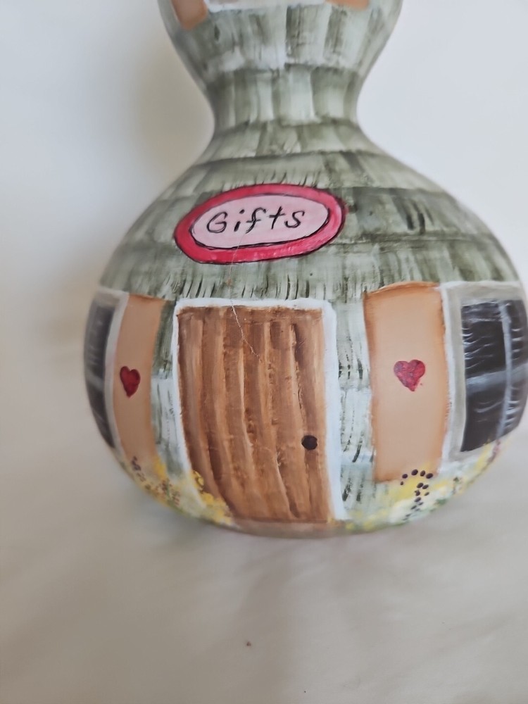 14- inch hand painted gourd