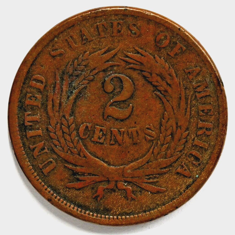 1865 2 Cent Piece
